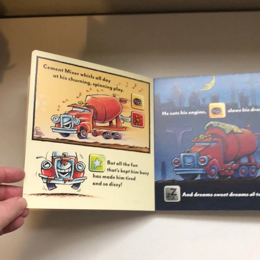 Goodnight, Goodnight Construction Site Hardcover Board Book With Sound Buttons